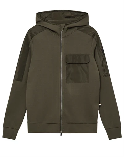 Mos Mosh Gallery - MMGJayson Zip Hood Sweat Hoodie - Grape Leaf